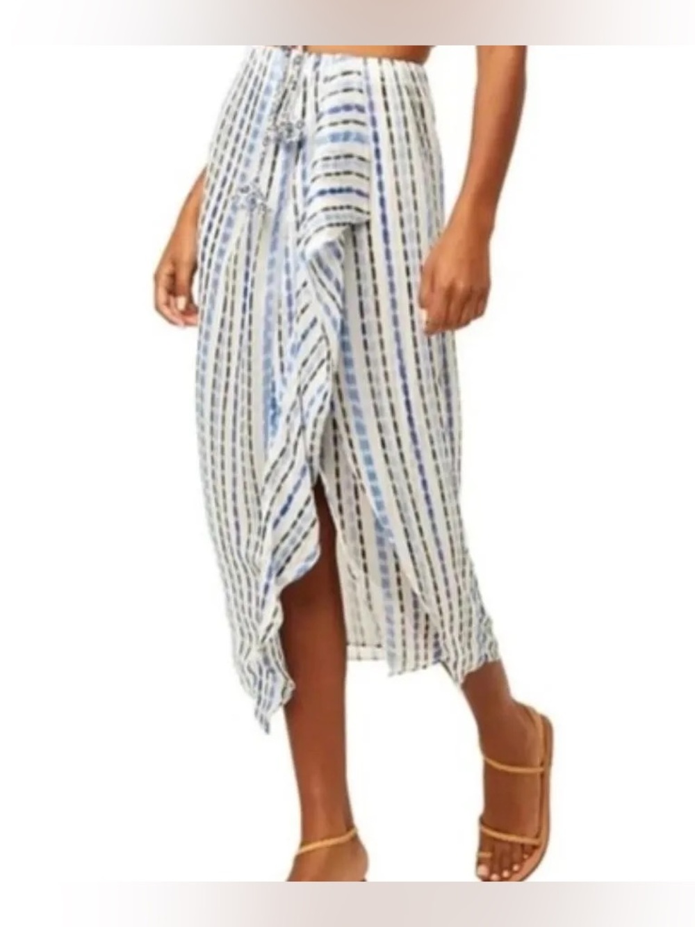 MISA Los Angeles Striped Surya Striped Midi Skirt –Size XS – Excellent Condition